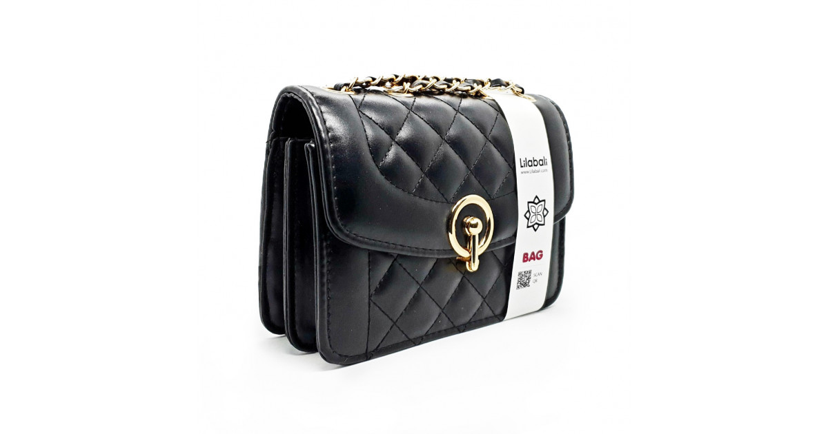 Single Shoulder Luxury Handbag Ladies Bag- Black