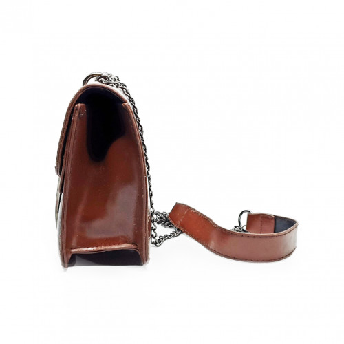 Crocodile Pattern Soft Chain Shoulder Bag