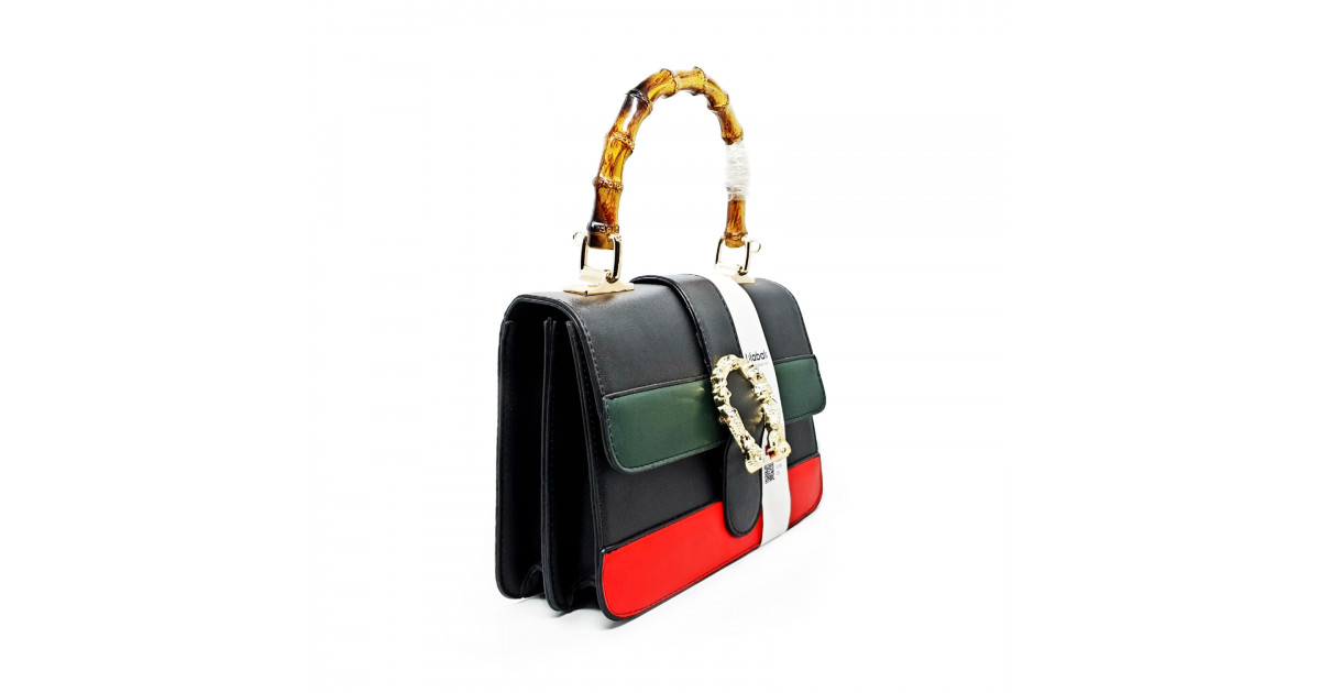 Vintage Vintage Alligator Pattern Metal Lock Satchels Handbag
