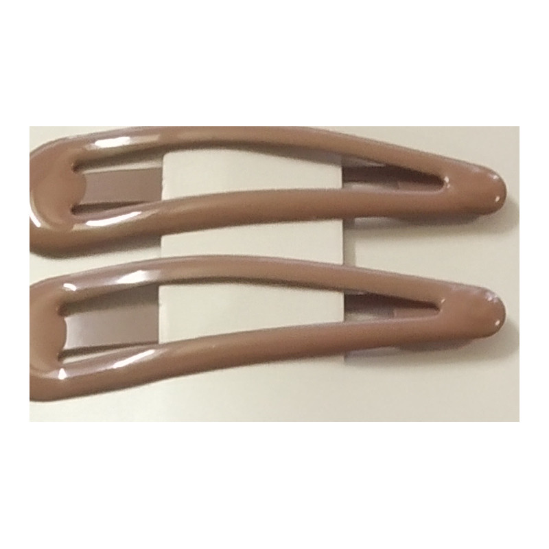 2 x Bistre2 Snap Hair Clips