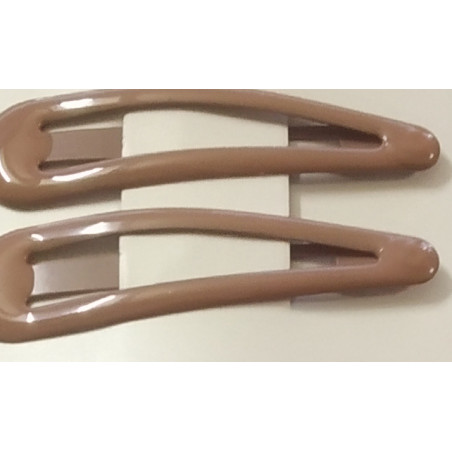 2 x Bistre2 Snap Hair Clips