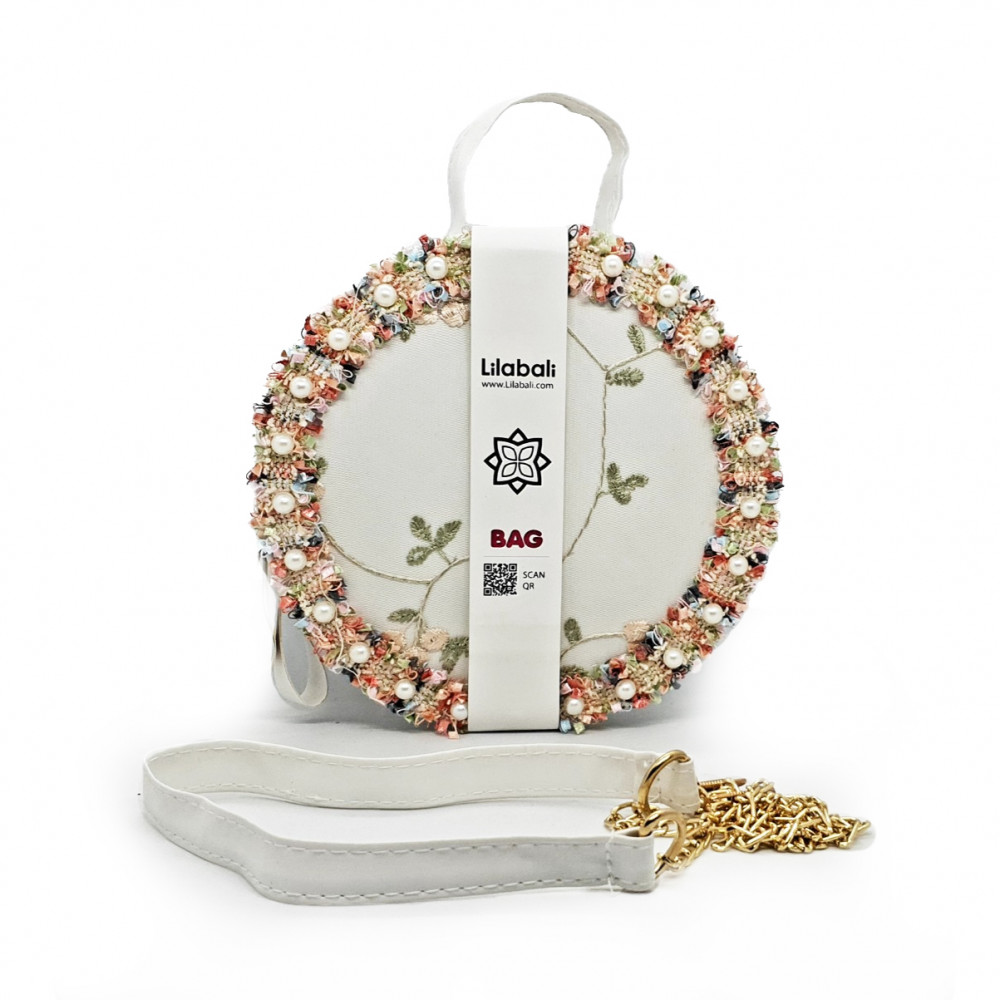 Flower Sweet Lace Round Crossbody Small Shoulder Bags