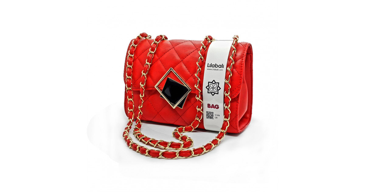 Red Ultra Fire Retro Wide Shoulder strap Bag