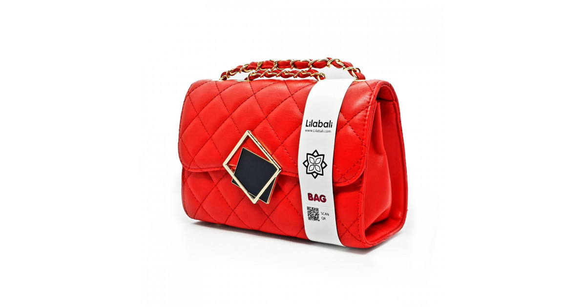 Red Ultra Fire Retro Wide Shoulder strap Bag