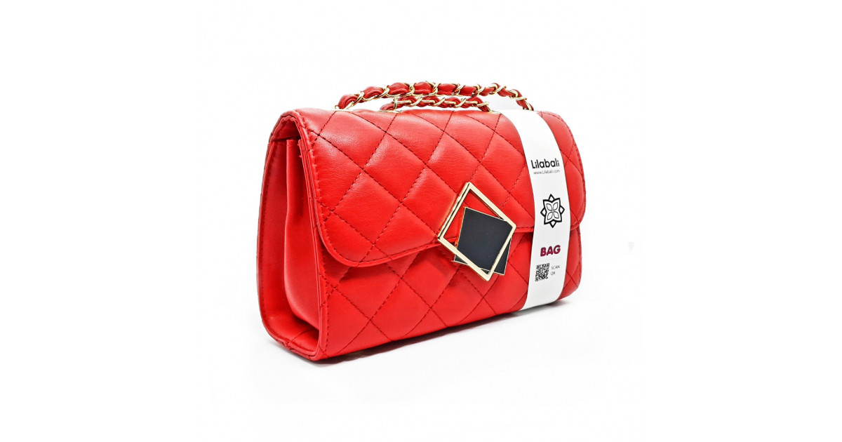 Red Ultra Fire Retro Wide Shoulder strap Bag