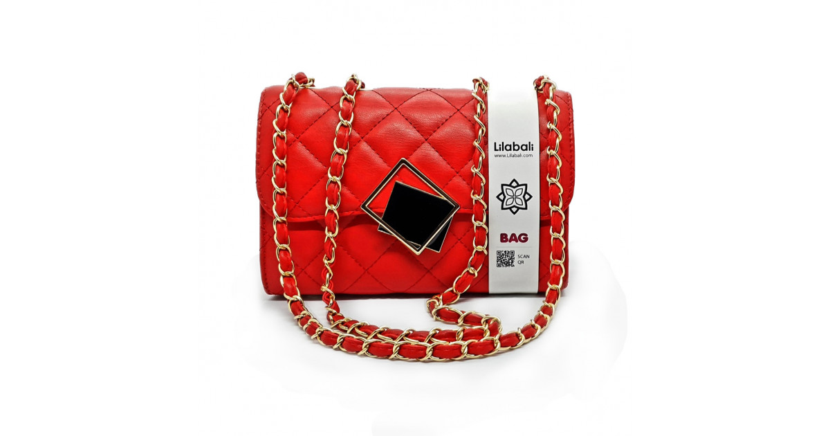 Red Ultra Fire Retro Wide Shoulder strap Bag