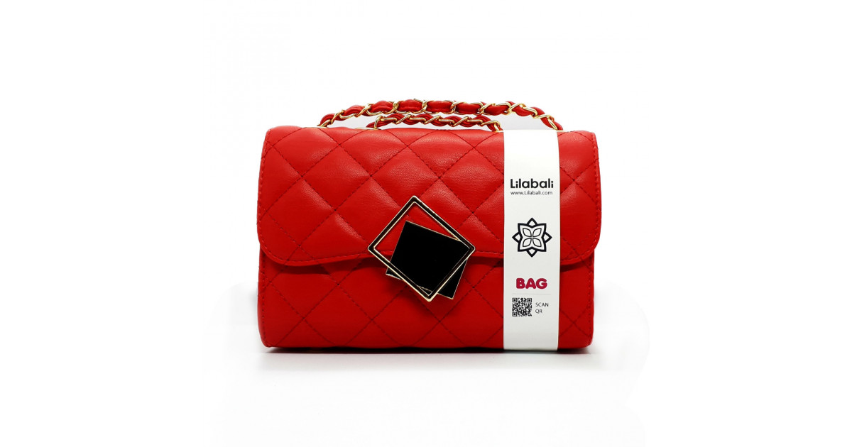 Red Ultra Fire Retro Wide Shoulder strap Bag