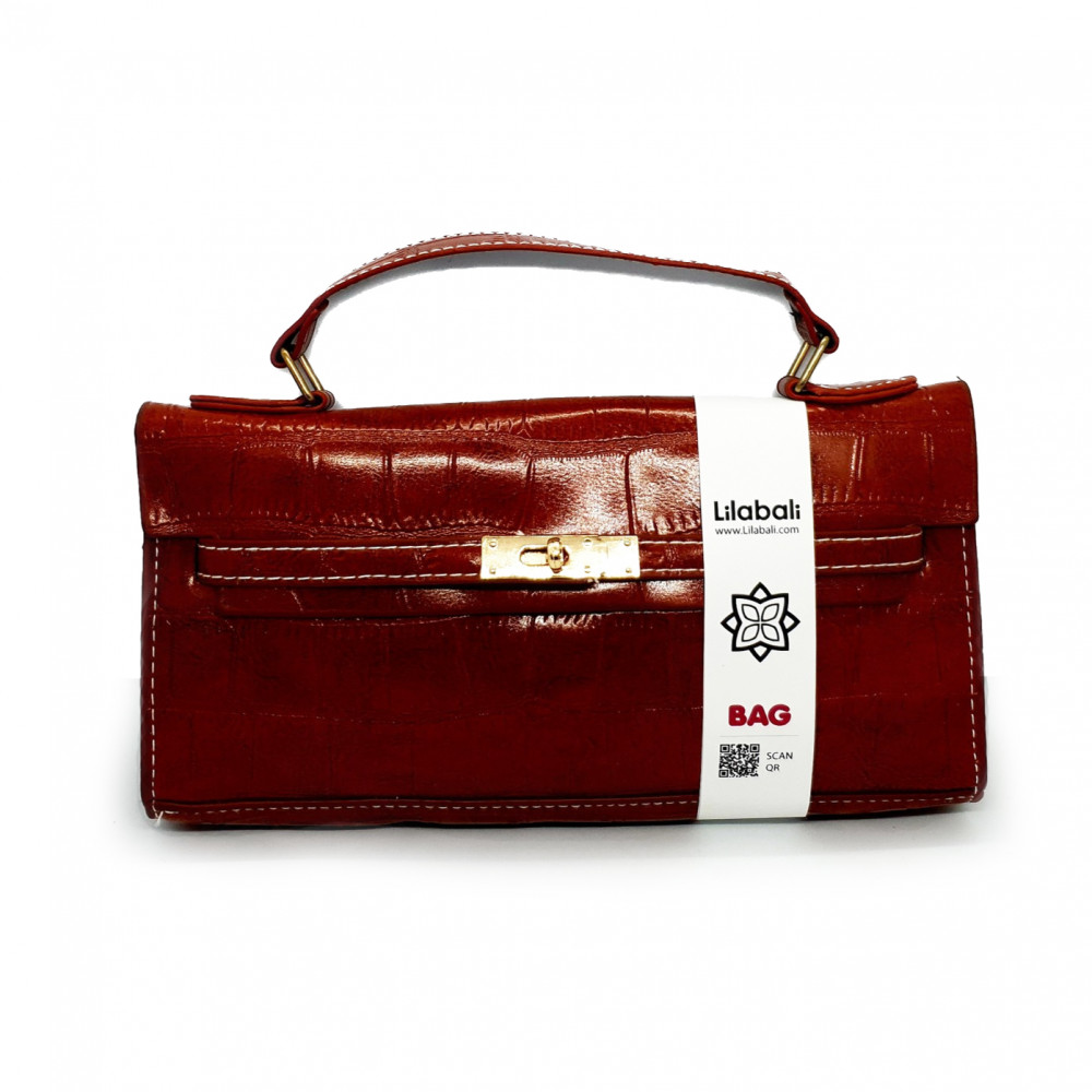 Stone Pattern Soft Handbag