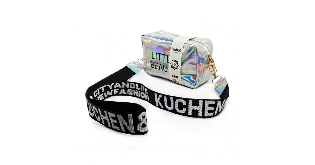 White Holographic Laser Crossbody Bag