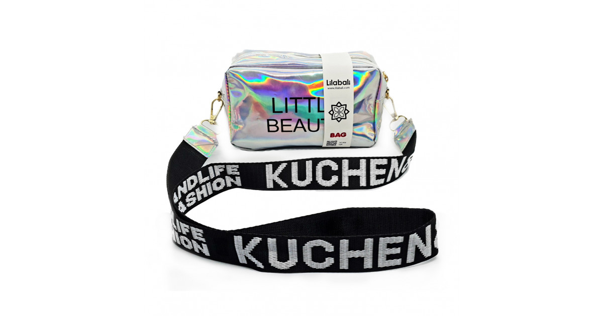 White Holographic Laser Crossbody Bag