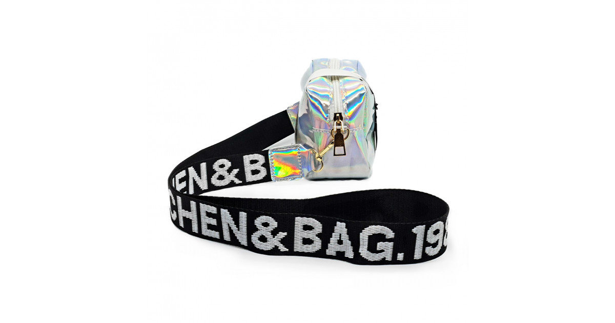 White Holographic Laser Crossbody Bag