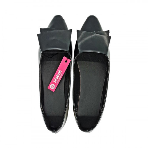Low Heel Black Ladies Pump Shoes