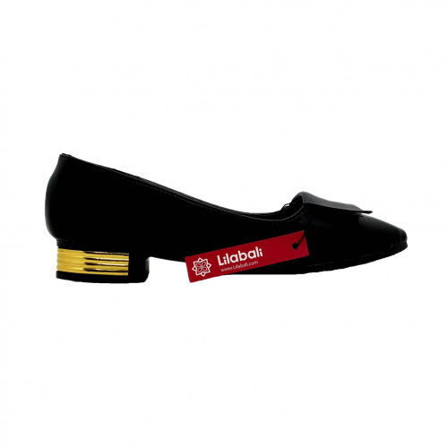 Low Heel Black Ladies Pump Shoes
