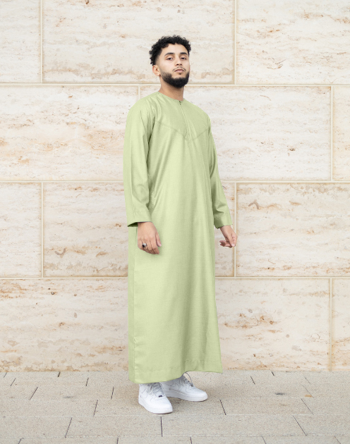 Light Olive Emirati Thobe