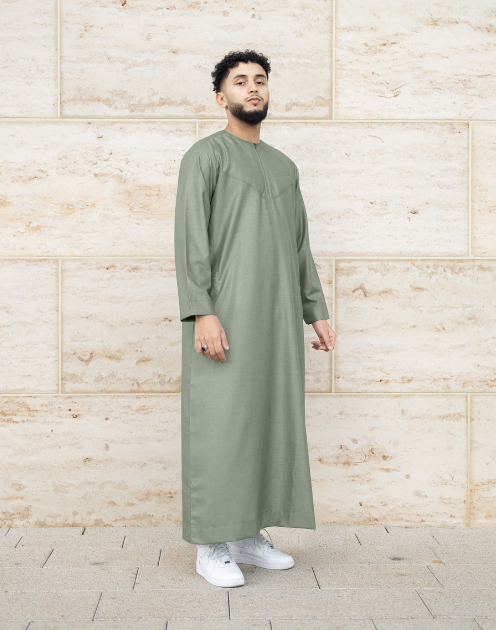 Dark Olive Emirati Thobe