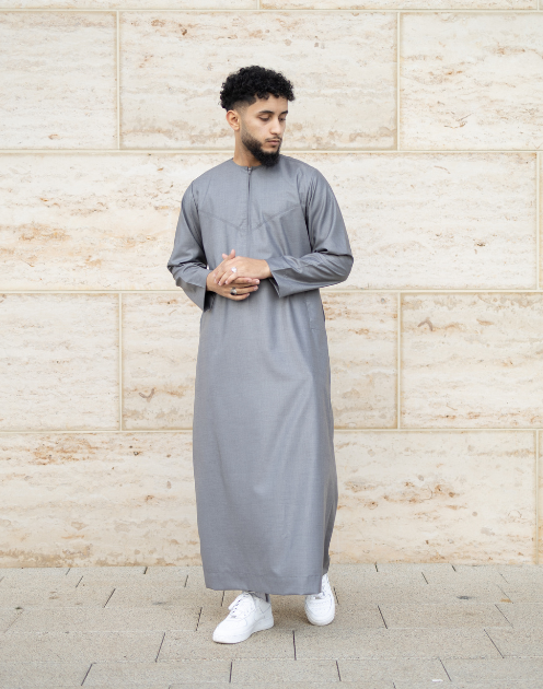 Emirati Dark Grey Jubba