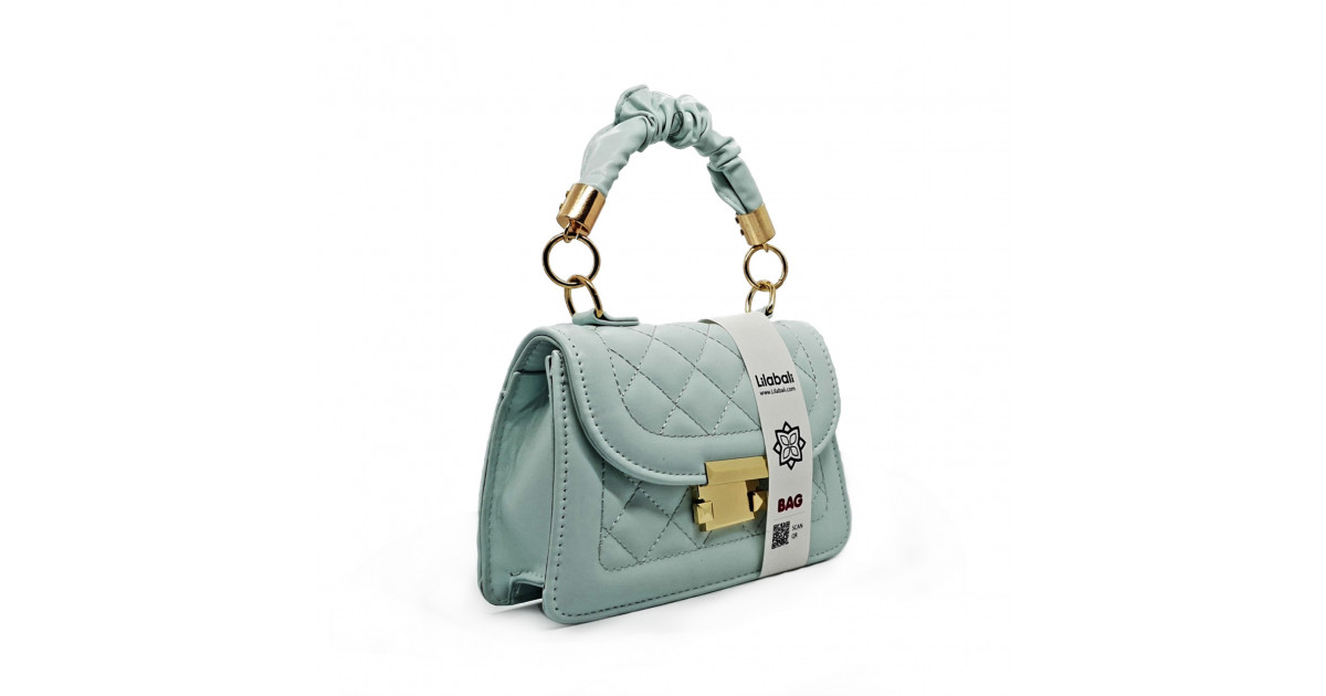 Mint Hand held One Shoulder Slant Straddle Bag