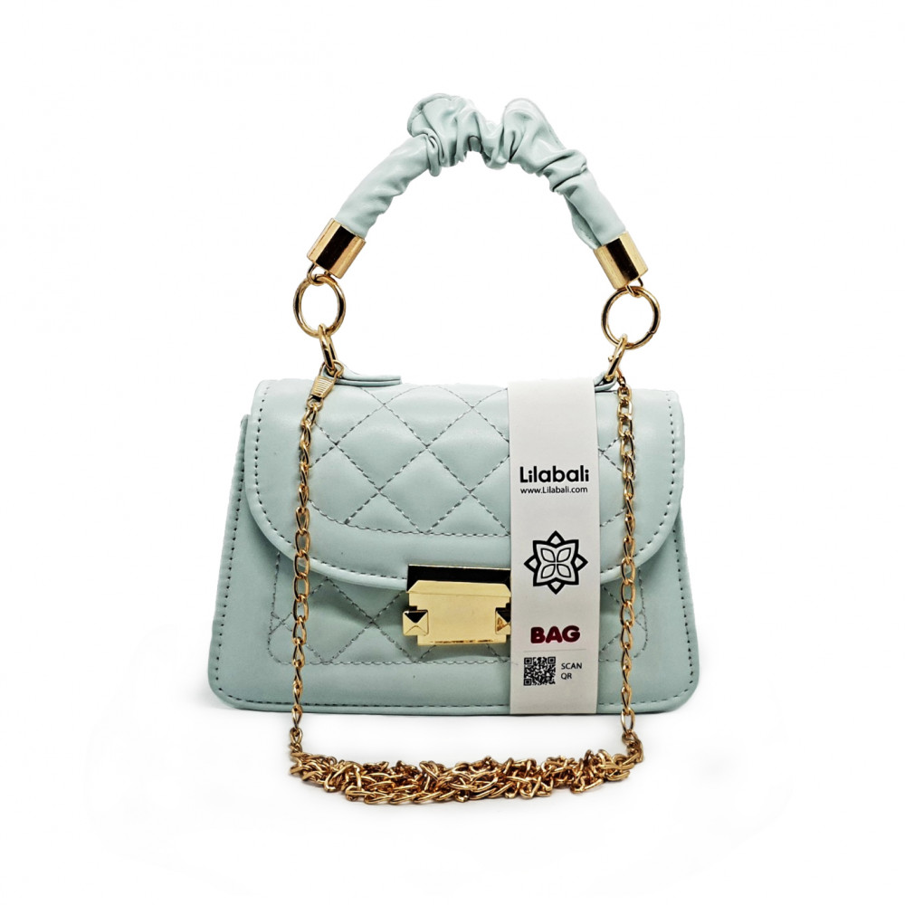 Mint Hand held One Shoulder Slant Straddle Bag