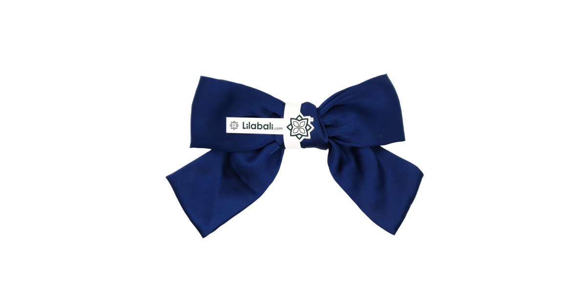 Blue Bow Hairclip Big
