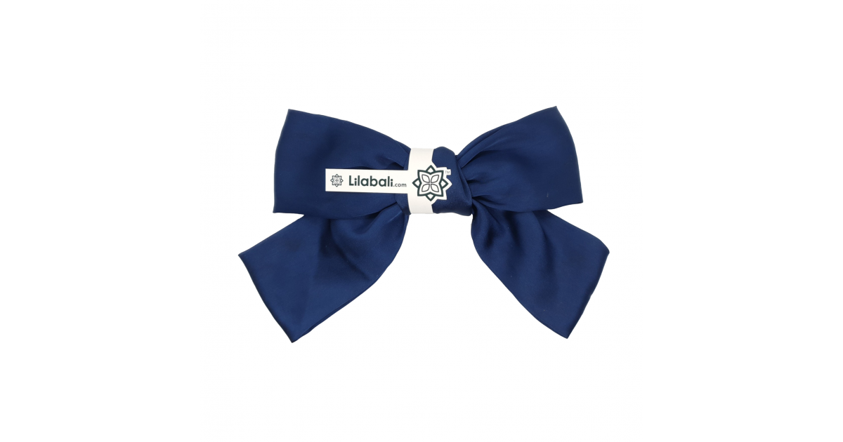 Blue Bow Hairclip Big