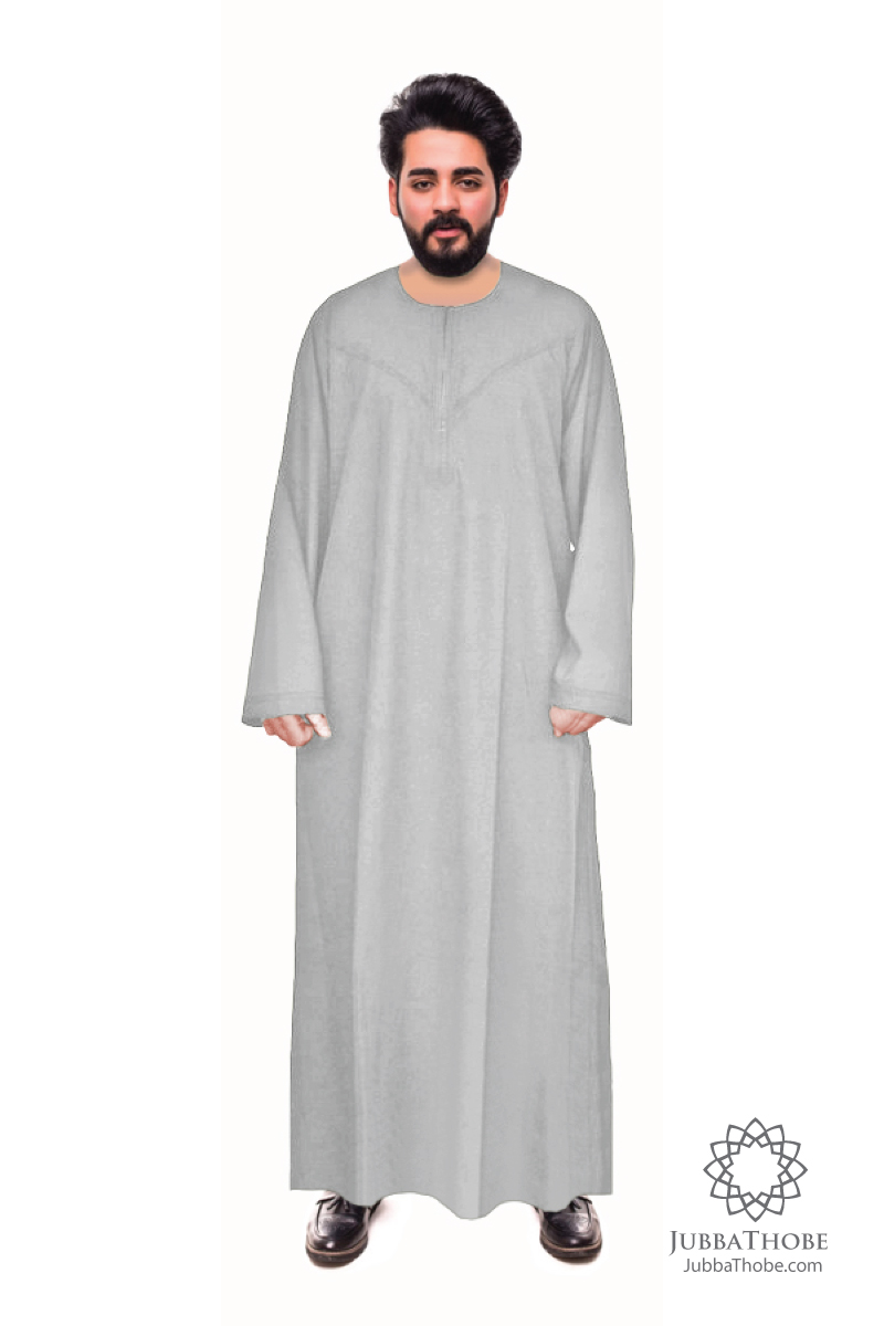 Light Grey Omani Thobe