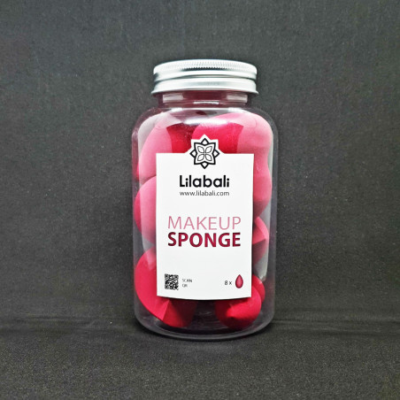 8 x beauty sponge bottle - Maroon