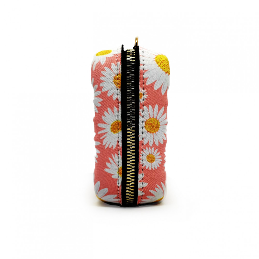 Pink Daisy Flower Cross Body Bag