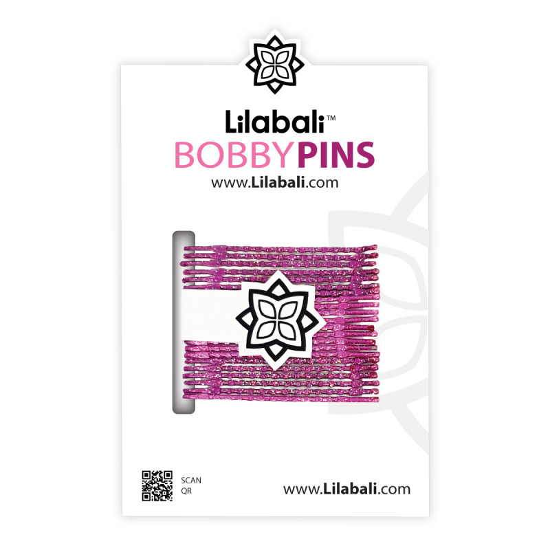 Bobby Pins Sparkly Violet