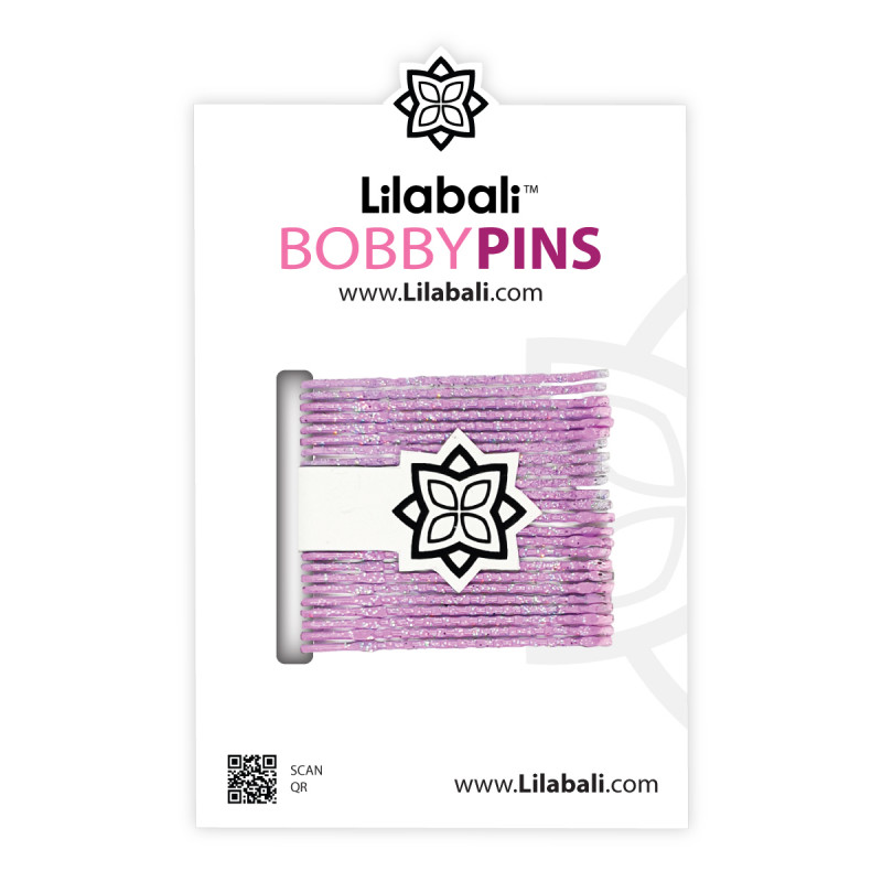 Bobby Pins Sparkly Light Pink