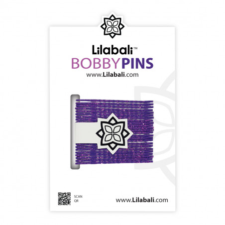 Bobby Pins Sparkly Purple