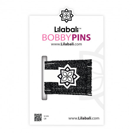 Bobby Pins Sparkly Black