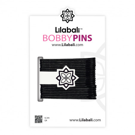 Bobby Pins Black Big