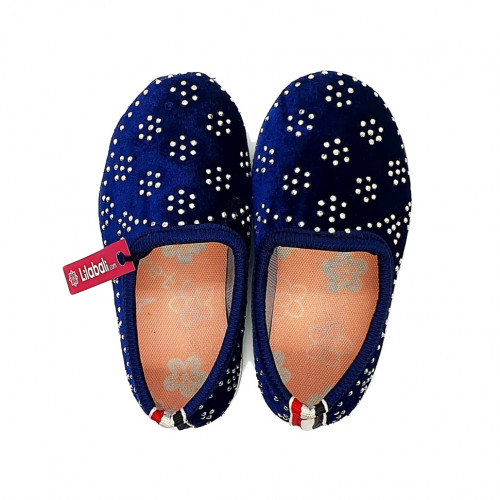 Blue Baby Girls Shoe With Stud