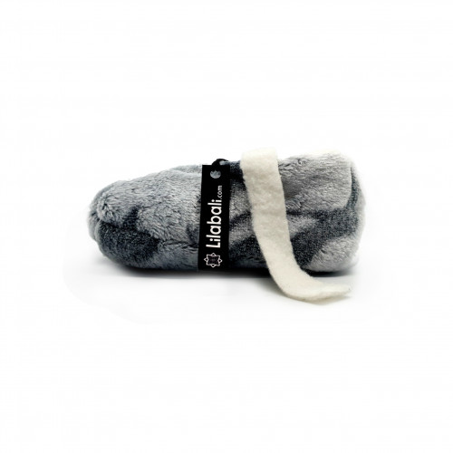 Winter Plush Shoe Silver