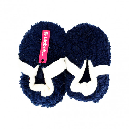 Winter Plush Shoe Blue