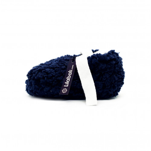 Winter Plush Shoe Blue