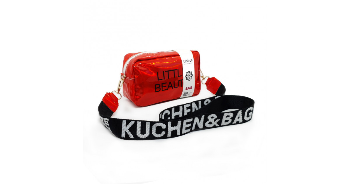Red Holographic Laser Crossbody Bag
