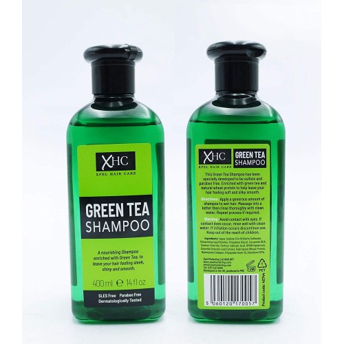 XHC Xpel Green Tea Hair Care Shampoo- 400Ml