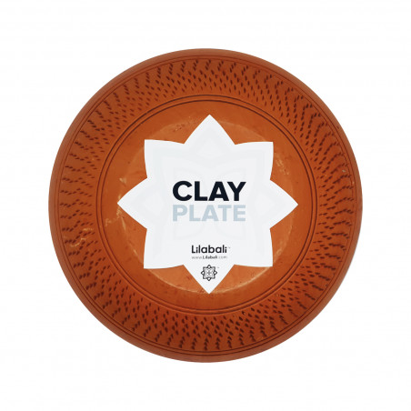 Clay Plate With Design