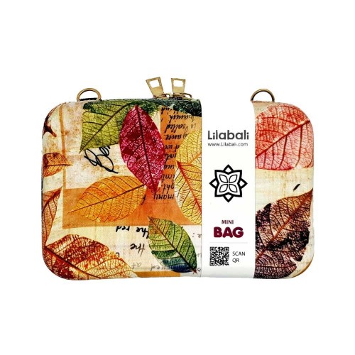 Leafy Design Ladies Cross Body Bag