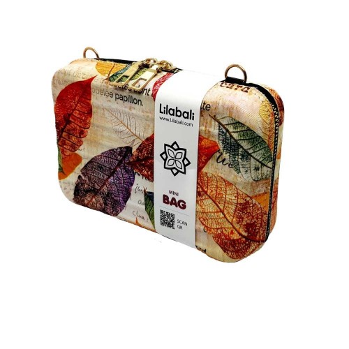 Leafy Design Ladies Cross Body Bag