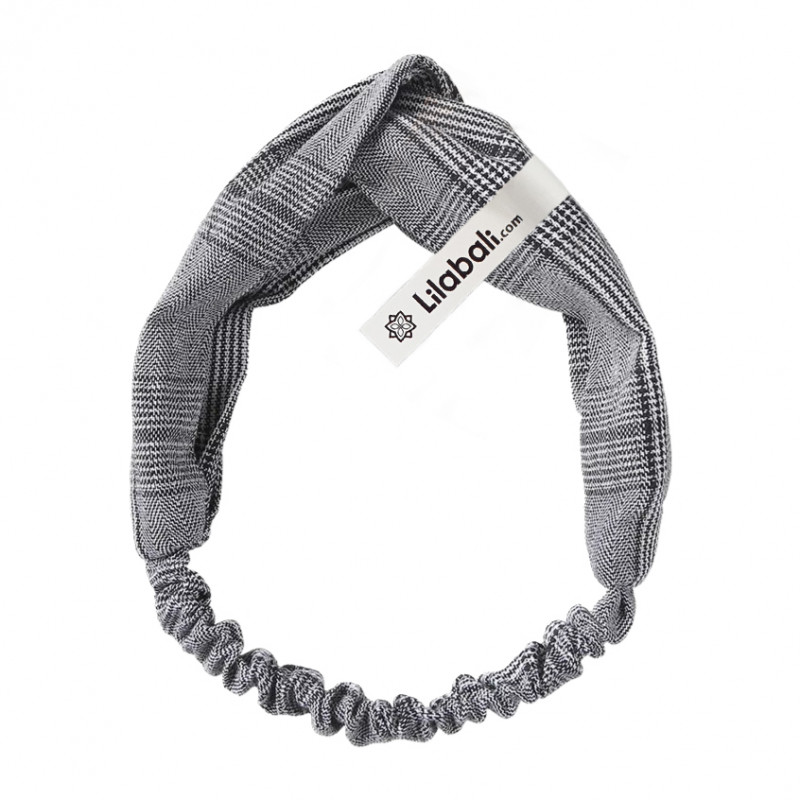 Grey Cross Hair Band