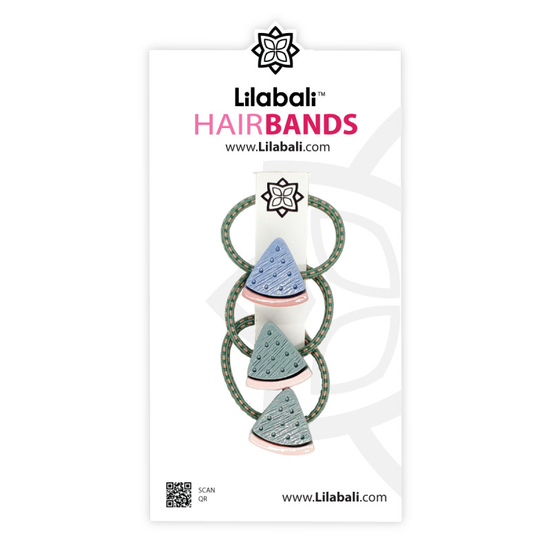 3 X Watermelon hairband - Ash