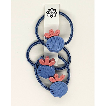 Blue - - 3 X Turnip hairband