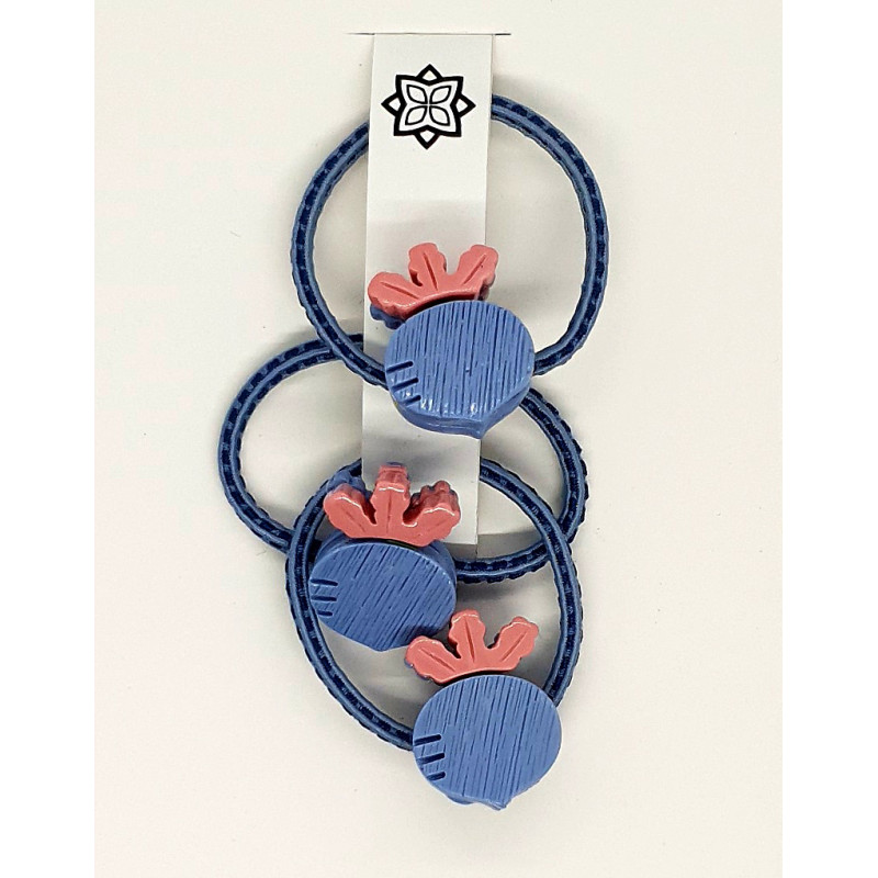 Blue - - 3 X Turnip hairband