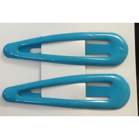 2 x Cerulean Snap Hair Clips
