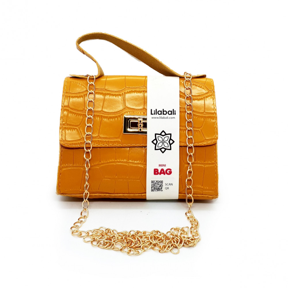 Yellow Mini Cross Body Bag