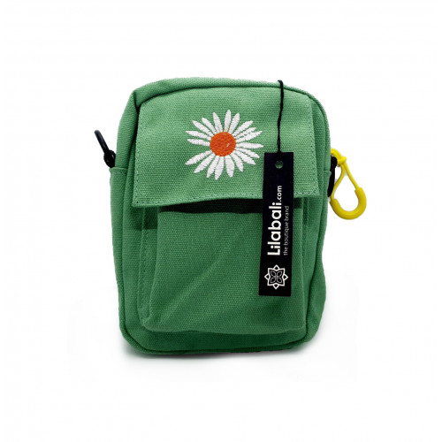 Daisy Flower Mini Cross Body Bag - Green Mint