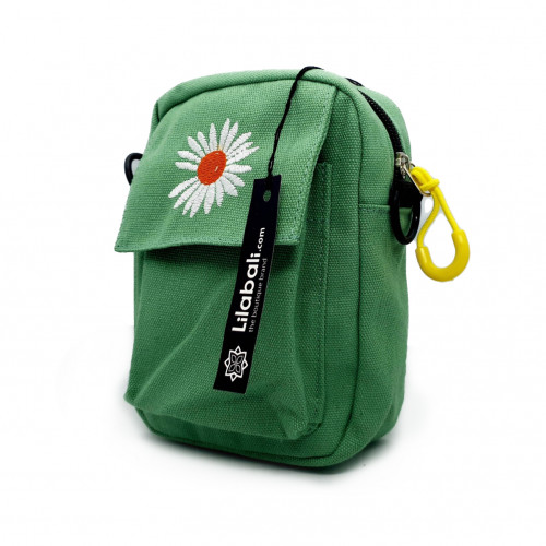 Daisy Flower Mini Cross Body Bag - Green Mint