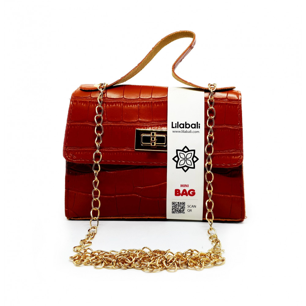 Brown Mini Cross Body Bag